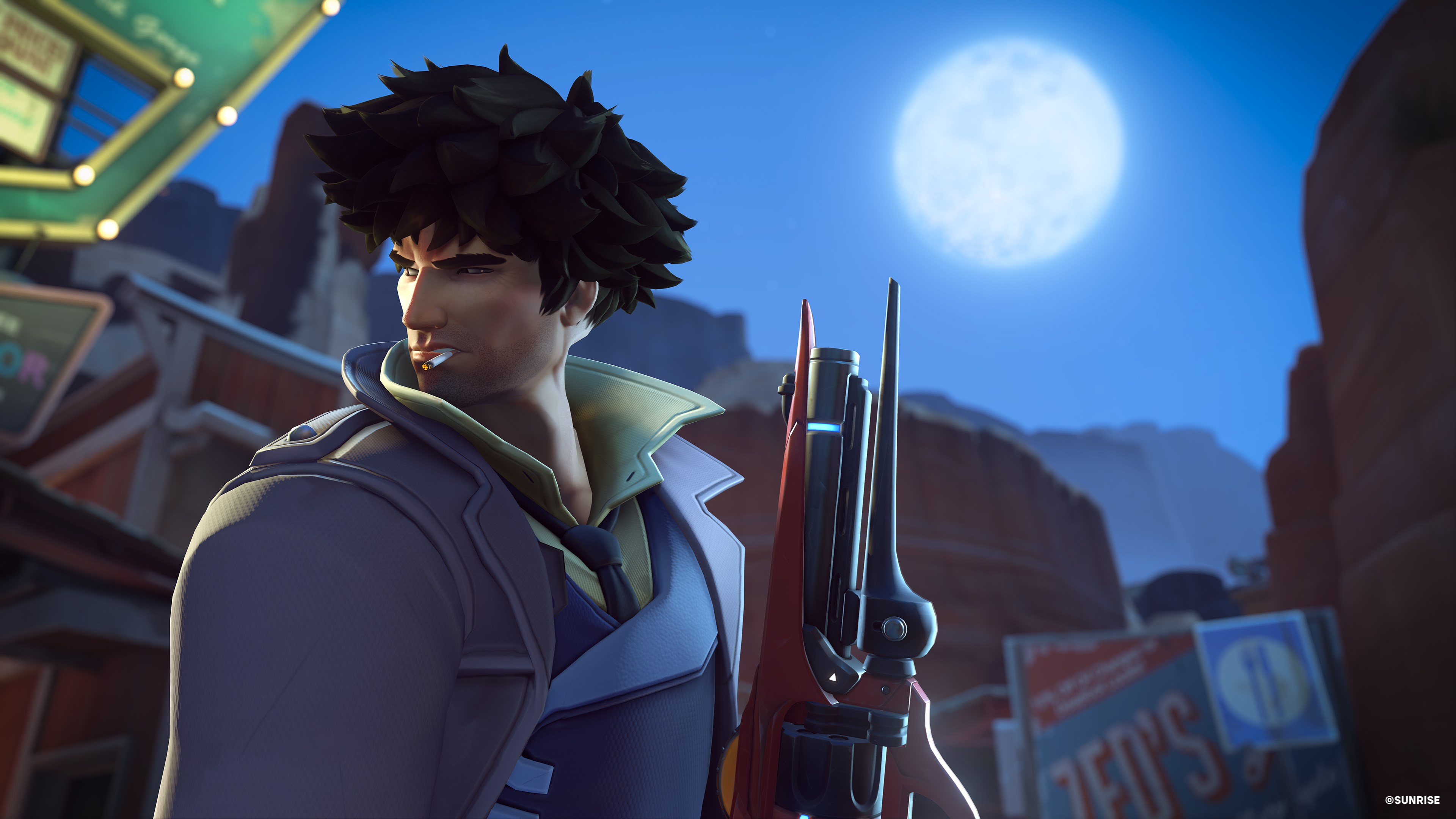 Cassidy as Spike Spiegel in Overwatch 2